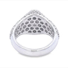 Oval Pave Diamond Ring 2.32cttw 10K Gold 10K Yellow Gold HipHopBling
