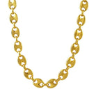 Pignose Bubble Mariner Polished Hip Hop Chain Yellow Gold 18" HipHopBling