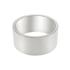 Polished Thick Band Ring Stainless Steel 7 HipHopBling