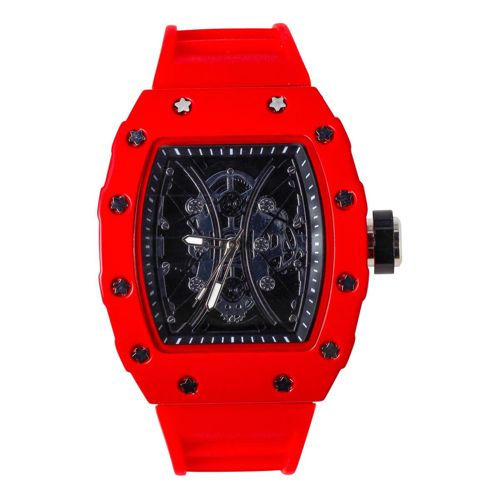 Popular Skeleton Dial Hip Hop Watch All Black HipHopBling