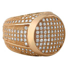 Presidential Rose Gold CZ Bling Bling Ring 7 HipHopBling