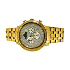 Prince IceTime Watch .15cttw Diamond IP Gold HipHopBling