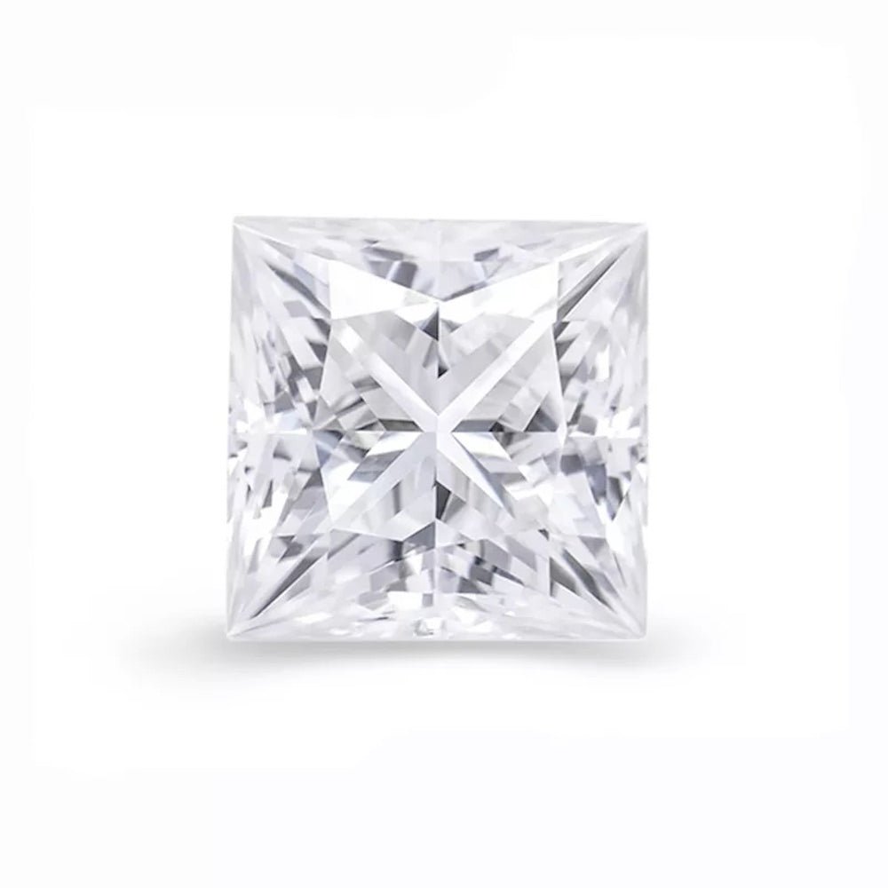 Princess Cut Certified Moissanite Loose Stone VVS D 4.0MM 0.40 Carats HipHopBling