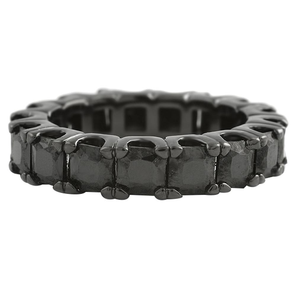 Princess Eternity Black CZ Bling Bling Ring 6 HipHopBling