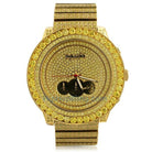 RC&Co Lemonade CZ Big Bezel Hip Hop Watch HipHopBling