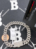 Real Diamond Cuban Chain 10MM Sharp Links 10K Yellow or White Gold 10K White Gold 22" HipHopBling