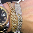 Real Diamond Cuban Chain 10MM Sharp Links 10K Yellow or White Gold 10K White Gold 22" HipHopBling