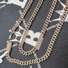 Real Diamond Cuban Chain 6MM 10K Yellow or White Gold 10K White Gold 22" HipHopBling