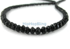 Rick Ross Style Black Diamond Solitaire Necklace 32" HipHopBling