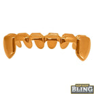 Rose Gold Grillz Half Open Bottom Teeth HipHopBling