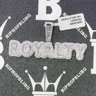 Royalty Baguette CZ Hip Hop Bling Bling Pendant White Gold HipHopBling