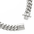 Sharp Cuban Polished Hip Hop Chain White Gold 18" HipHopBling