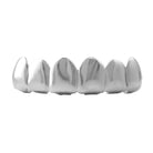 Silver Grillz Shiny Teeth Top HipHopBling