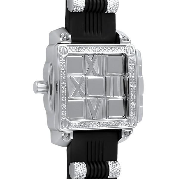 Slide Out Silver Hip Hop Fashion Watch HipHopBling