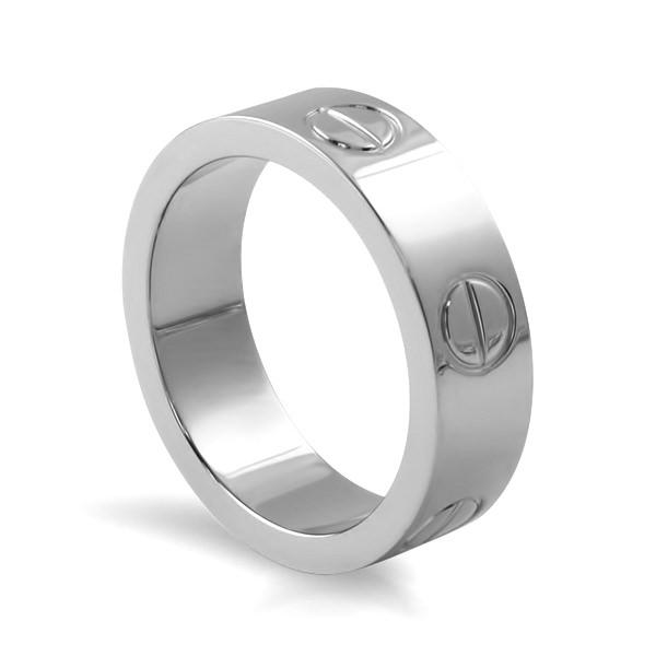 Stainless Steel Button Ring High Polished 12 HipHopBling