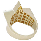 Star 1.23cttw Diamond Ring 10K Yellow Gold HipHopBling
