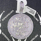 Stay Humble Hustle Hard CZ Hip Hop Bling Bling Pendant Yellow Gold HipHopBling