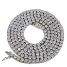 Stay Shining Best Quality Stainless Steel 1 Row 4MM CZ Tennis Chain 16" HipHopBling