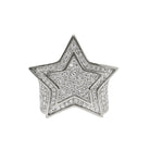 Super Star Rhodium CZ Bling Bling Ring 7 HipHopBling