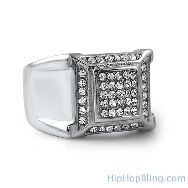 Swag Bling Bling Stainless Steel Rings for Hip Hop Style – HipHopBling