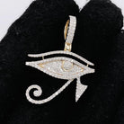 The Eye of Ra Diamond Pendant .85cttw 10K Yellow Gold HipHopBling