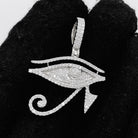 The Eye of Ra Diamond Pendant .90cttw 10K White Gold HipHopBling