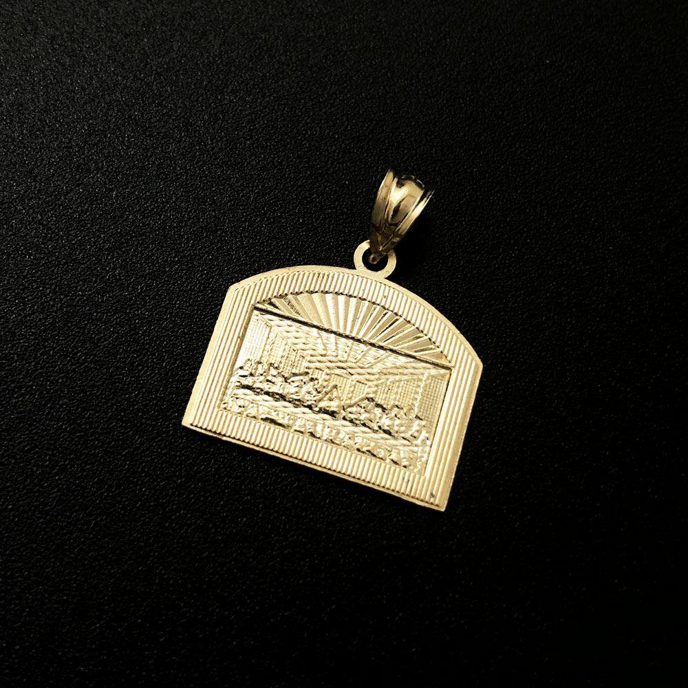 The Last Supper Mini 10K Yellow Gold Pendant HipHopBling
