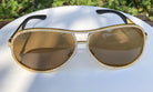 Tinted Pilot Bling Bling Sunglasses CZ Iced Out HipHopBling