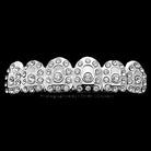 TOP Player Playa Iced Out Silver Tone Teeth Grill Hip Hop Grillz HipHopBling