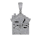 Trap House Rhodium Bling Bling Pendant HipHopBling