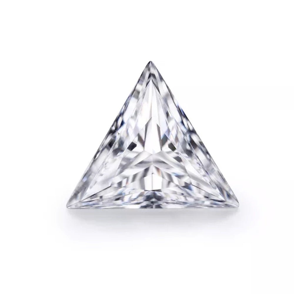 Triangle Cut Certified Moissanite Loose Stone VVS D 4.0MM 0.30 Carats HipHopBling