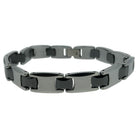 Tungsten Alternating Black Link Bracelet HipHopBling