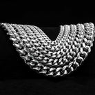 VVS Moissanite Miami Cuban Chain Steel / .925 Silver 8MM Yellow Gold 7" Bracelet HipHopBling