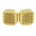 Zig Zag Ice Lemonade CZ Hip Hop Earrings HipHopBling